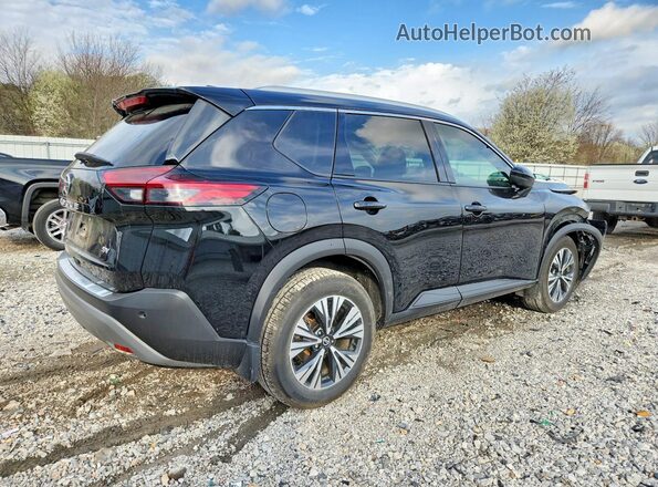 5N1AT3BA7MC689635 2021 NISSAN ROGUE Черный Задняя правая четверть