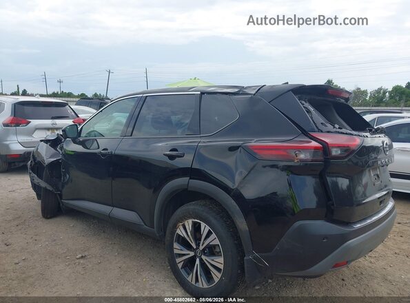 5N1AT3BA7MC724030 2021 NISSAN ROGUE Черный Задняя левая четверть