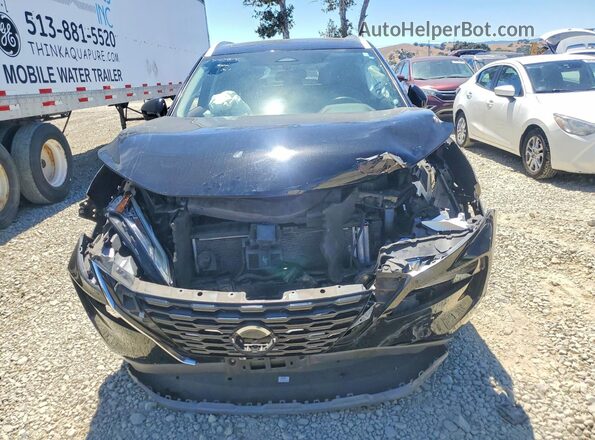 5N1AT3BA7MC791596 2021 NISSAN ROGUE Black Widok z przodu
