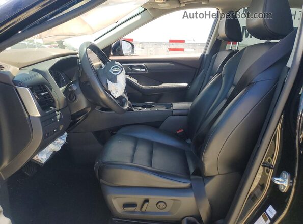 5N1AT3BA7MC791596 2021 NISSAN ROGUE Black Widok wnętrza z przodu