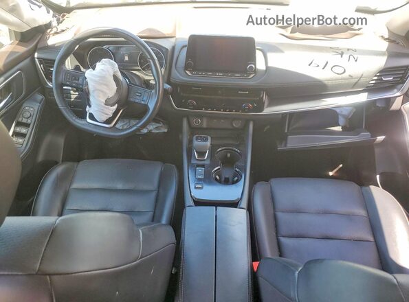 5N1AT3BA7MC791596 2021 NISSAN ROGUE Black Widok deski rozdzielczej