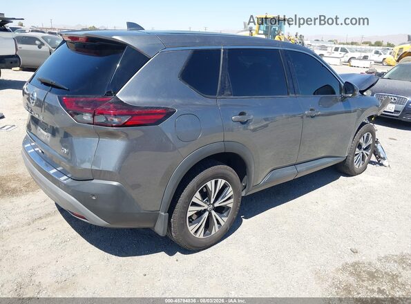 5N1AT3BA7MC831739 2021 NISSAN ROGUE Gray Հետևի աջ