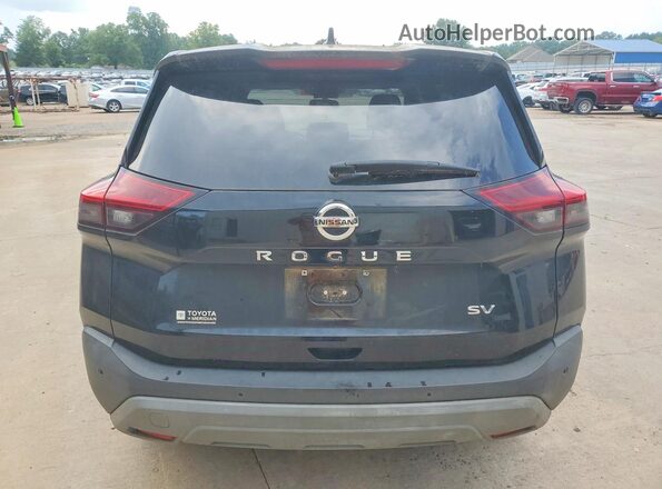 5N1AT3BA8MC705129 2021 NISSAN ROGUE Черный Вид сзади