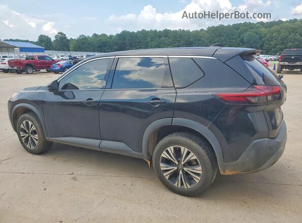 5N1AT3BA8MC705129 2021 NISSAN ROGUE Черный Задняя левая четверть