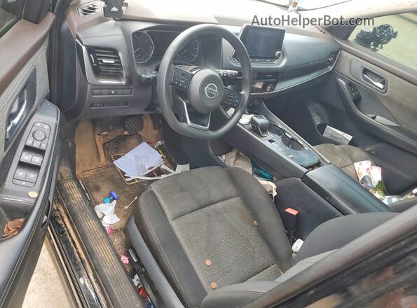 5N1AT3BA8MC705129 2021 NISSAN ROGUE Черный Вид панели приборов