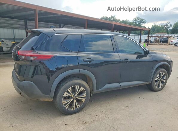 5N1AT3BA8MC705129 2021 NISSAN ROGUE Черный Задняя правая четверть