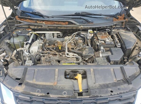 5N1AT3BA8MC705129 2021 NISSAN ROGUE Черный Вид подкапотного пространства
