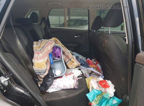 5N1AT3BA8MC705129 2021 NISSAN ROGUE Черный Вид задней части салона