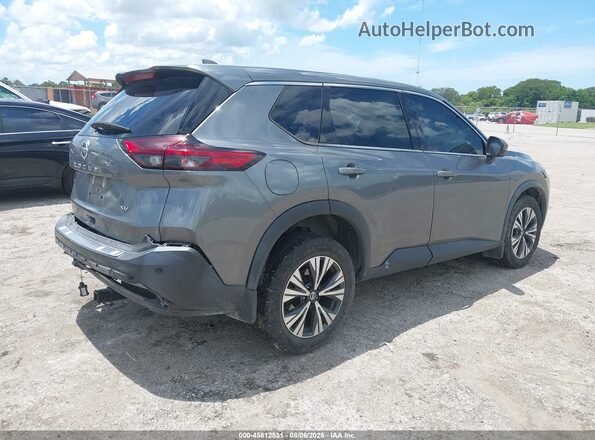 5N1AT3BA8MC775584 2021 NISSAN ROGUE Gray Հետևի աջ