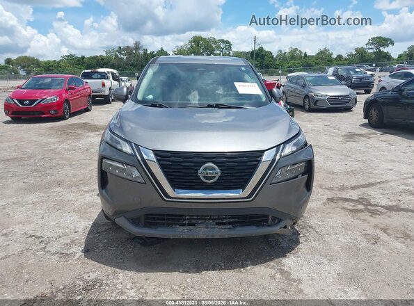 5N1AT3BA8MC775584 2021 NISSAN ROGUE Gray Սարքավորումների վահանակի տեսք