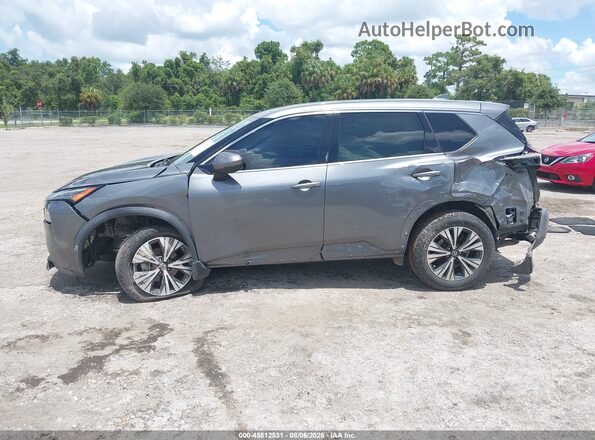 5N1AT3BA8MC775584 2021 NISSAN ROGUE Gray Սալոնի 360 աստիճան տեսք