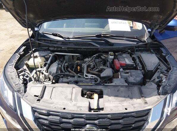 5N1AT3BA9MC696716 2021 NISSAN ROGUE Blue Widok z tyłu