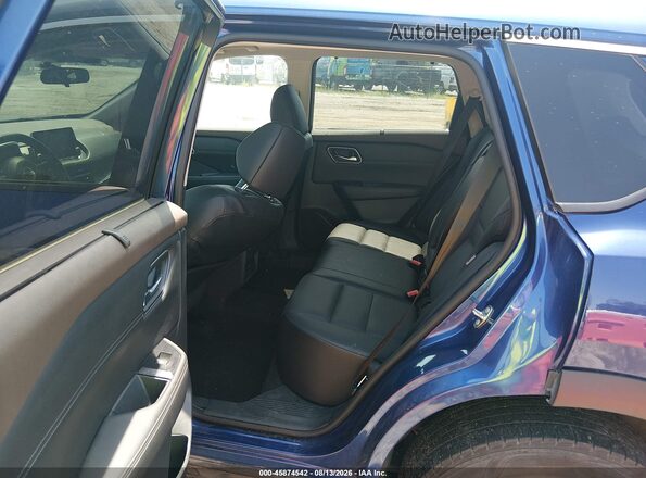 5N1AT3BA9MC696716 2021 NISSAN ROGUE Blue Widok naklejki z numerem VIN