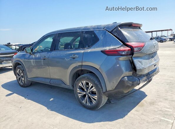 5N1AT3BA9MC704023 2021 NISSAN ROGUE Серый Задняя левая четверть
