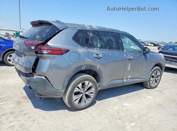 5N1AT3BA9MC704023 2021 NISSAN ROGUE Серый Задняя правая четверть
