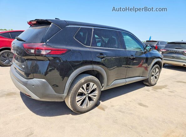 5N1AT3BA9MC720805 2021 NISSAN ROGUE Black Trasero derecho