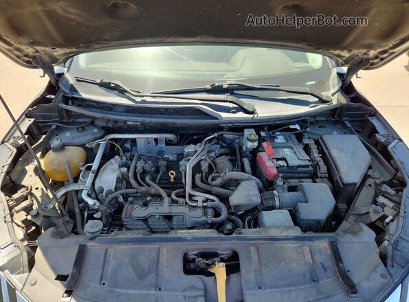 5N1AT3BA9MC720805 2021 NISSAN ROGUE Black Vista del compartimento del motor
