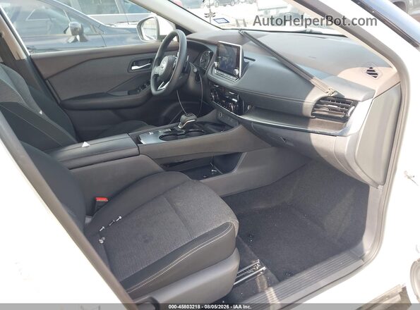 5N1AT3BA9MC743887 2021 NISSAN ROGUE Белый Вид салона спереди