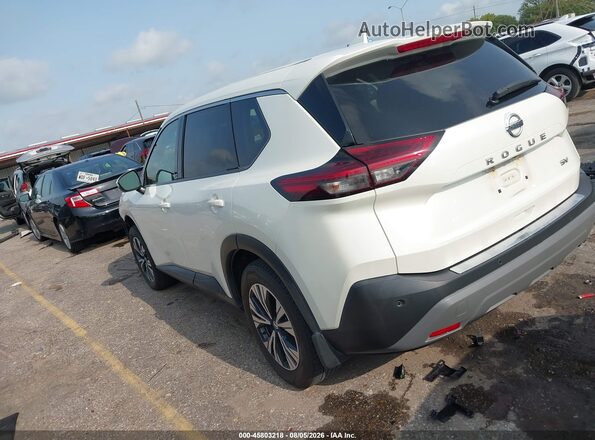 5N1AT3BA9MC743887 2021 NISSAN ROGUE Белый Задняя левая четверть