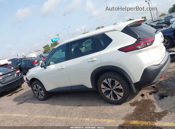 5N1AT3BA9MC743887 2021 NISSAN ROGUE Белый Панорамный вид салона 360°