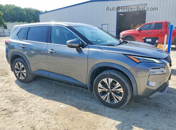 5N1AT3BA9MC770474 2021 NISSAN ROGUE Серый Передняя правая четверть