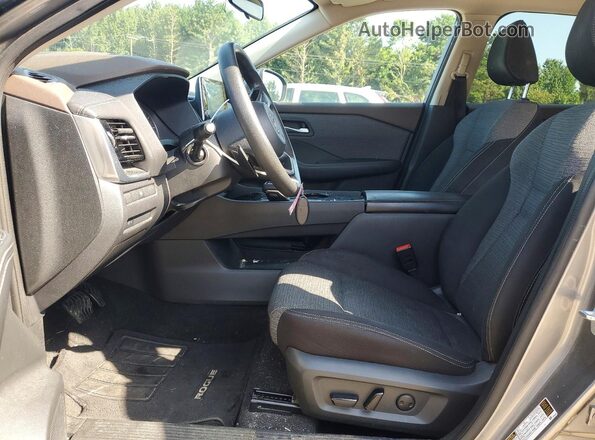 5N1AT3BA9MC770474 2021 NISSAN ROGUE Серый Вид салона спереди