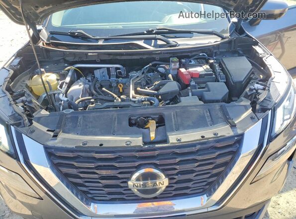 5N1AT3BA9MC770474 2021 NISSAN ROGUE Серый Вид задней части салона