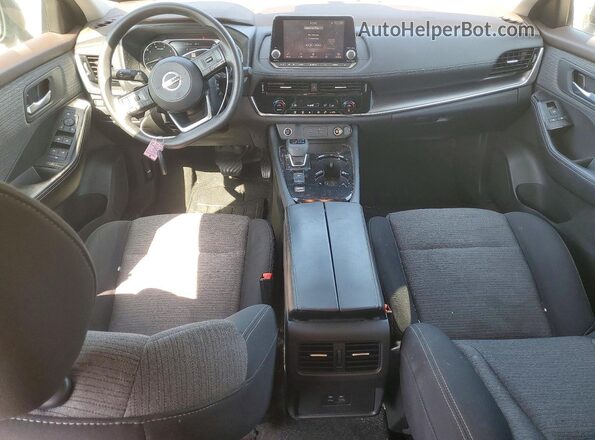 5N1AT3BA9MC770474 2021 NISSAN ROGUE Серый Вид панели приборов