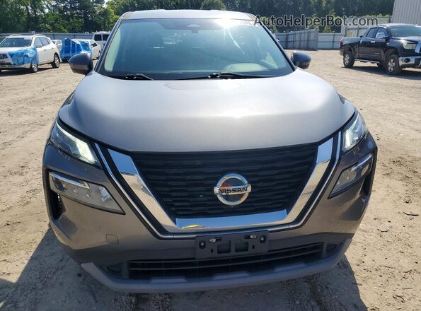 5N1AT3BA9MC770474 2021 NISSAN ROGUE Серый Вид спереди