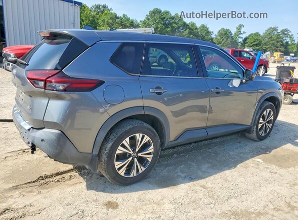 5N1AT3BA9MC770474 2021 NISSAN ROGUE Серый Задняя правая четверть