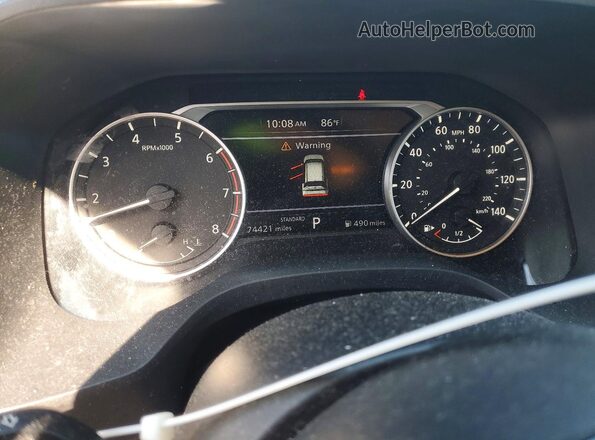 5N1AT3BA9MC770474 2021 NISSAN ROGUE Серый Вид щитка приборов