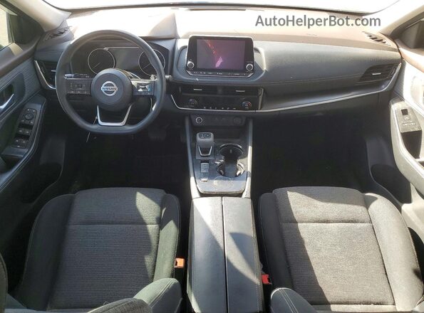 5N1AT3BA9MC811198 2021 NISSAN ROGUE Белый Вид панели приборов