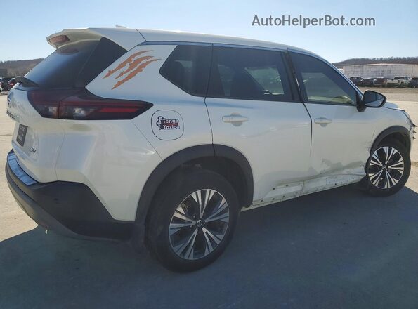 5N1AT3BA9MC811198 2021 NISSAN ROGUE Белый Задняя правая четверть