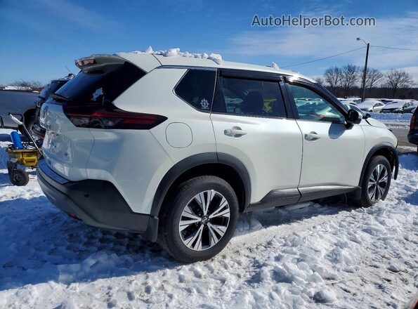 5N1AT3BA9MC847425 2021 NISSAN ROGUE White Հետևի աջ