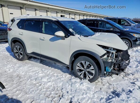 5N1AT3BA9MC847425 2021 NISSAN ROGUE White Առջևի աջ
