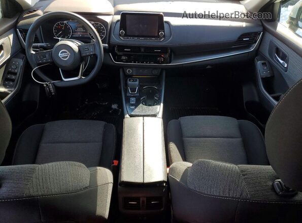 5N1AT3BA9MC847425 2021 NISSAN ROGUE White Առջևի վահանակի տեսք