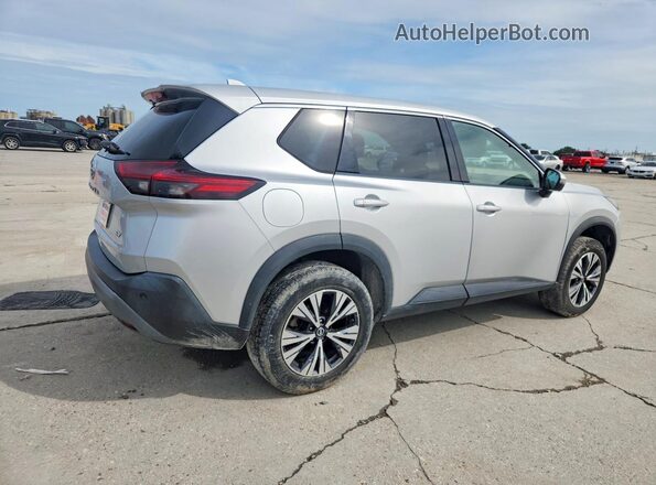 5N1AT3BAXMC729609 2021 NISSAN ROGUE Silver Հետևի աջ