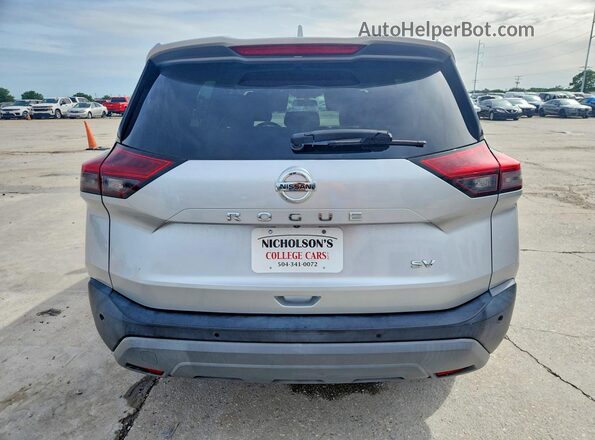 5N1AT3BAXMC729609 2021 NISSAN ROGUE Silver Հետևի տեսք