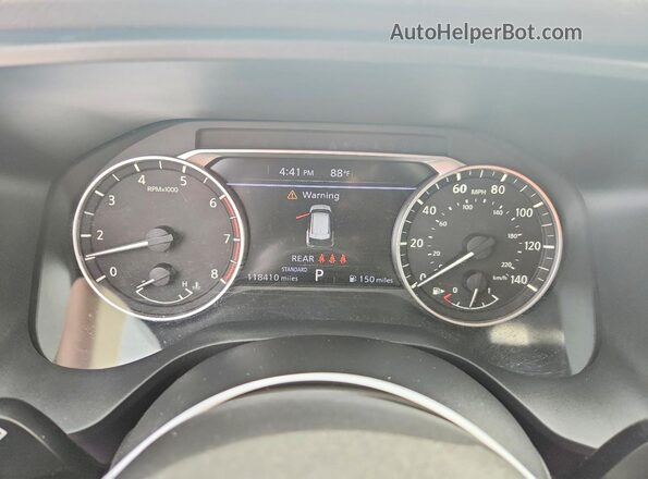 5N1AT3BAXMC729609 2021 NISSAN ROGUE Silver Սարքավորումների վահանակի տեսք