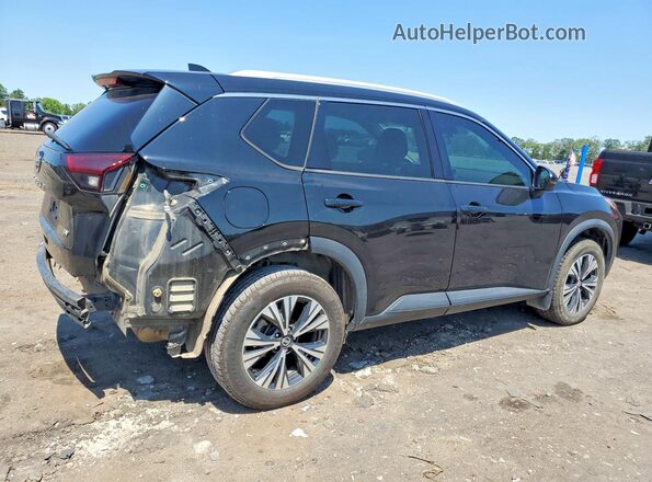 5N1AT3BAXMC759130 2021 NISSAN ROGUE Black Tył prawy