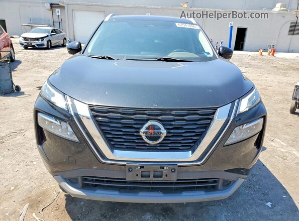 5N1AT3BAXMC759130 2021 NISSAN ROGUE Black Widok z przodu