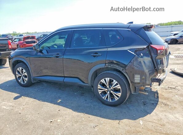 5N1AT3BAXMC759130 2021 NISSAN ROGUE Black Tył lewy