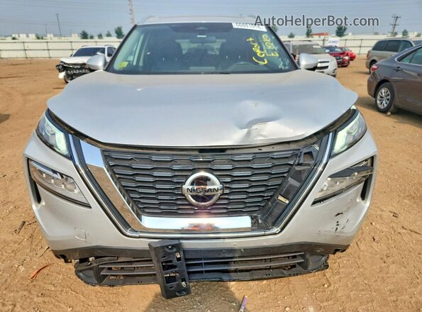 5N1AT3BB0MC734911 2021 NISSAN ROGUE Silver Դիմացի տեսք