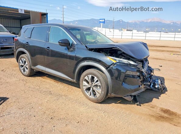 5N1AT3BB0MC765821 2021 NISSAN ROGUE Black წინა მარჯვენა