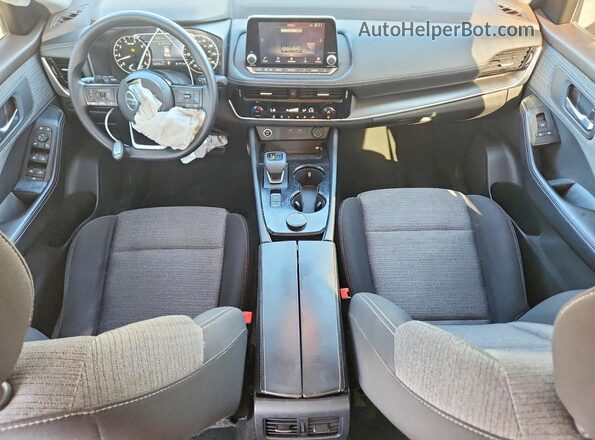 5N1AT3BB0MC766578 2021 NISSAN ROGUE Silver Առջևի վահանակի տեսք