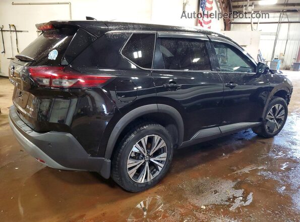 5N1AT3BB0MC838024 2021 NISSAN ROGUE Black Rear right