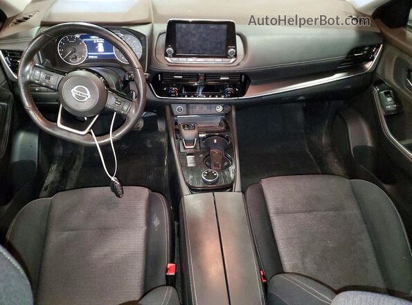5N1AT3BB0MC838024 2021 NISSAN ROGUE Black Dashboard view