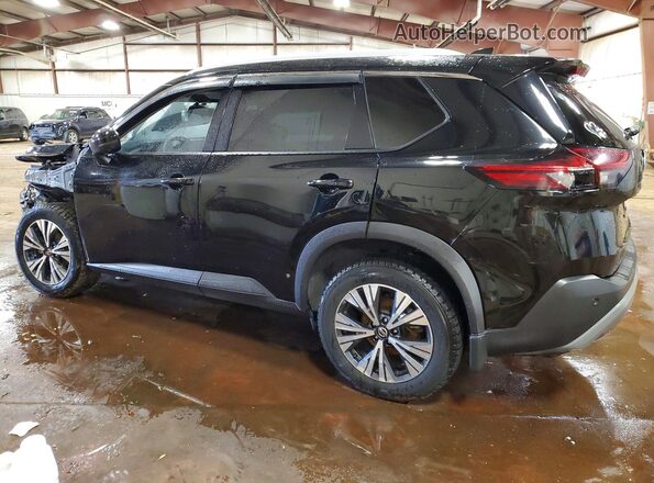 5N1AT3BB0MC838024 2021 NISSAN ROGUE Black Rear left
