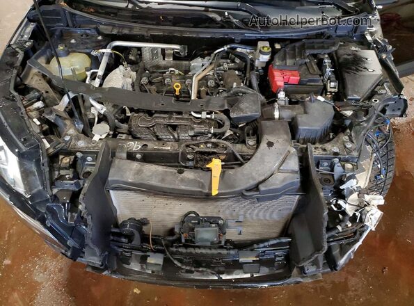 5N1AT3BB0MC838024 2021 NISSAN ROGUE Black Engine compartment view