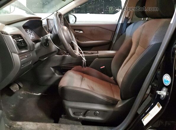 5N1AT3BB0MC838024 2021 NISSAN ROGUE Black Front interior view